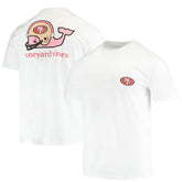 San Francisco 49ers Vineyard Vines Big & Tall Helmet T-Shirt White | NFL