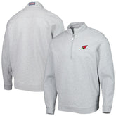 Arizona Cardinals Vineyard Vines Shep Shirt Quarter-Zip Sweatshirt Heather Gray | NFL