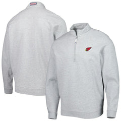 Arizona Cardinals Vineyard Vines Shep Shirt Quarter-Zip Sweatshirt Heather Gray | NFL