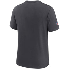 Jacksonville Jaguars NFL Crucial Catch Performance T-Shirt Charcoal | Nike for Sale