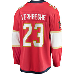 Carter Verhaeghe Florida Panthers Fanatics Home Breakaway Jersey - Red - NHL