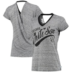 Chicago White Sox Touch Women's Hail Mary V-Neck Back Wrap T-Shirt - MLB