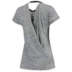 San Francisco Giants Touch Women's Hail Mary V-Neck Back Wrap T-Shirt - MLB