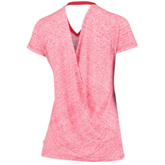 St. Louis Cardinals Touch Women's Hail Mary V-Neck Back Wrap T-Shirt - MLB