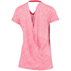Washington Nationals Touch Women's Hail Mary V-Neck Back Wrap T-Shirt - MLB