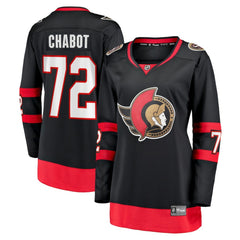 Thomas Chabot Ottawa Senators Fanatics Women's Home Breakaway Jersey - Black - NHL