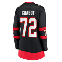 Thomas Chabot Ottawa Senators Fanatics Women's Home Breakaway Jersey - Black - NHL