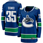 Thatcher Demko Vancouver Canucks Fanatics Women's Home Breakaway Jersey - Blue - NHL