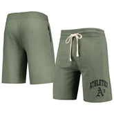 Athletics Concepts Sport Mainstream Tri-Blend Shorts - MLB