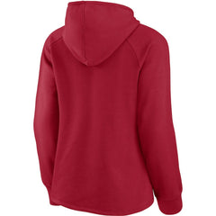 Atlanta Falcons Women's First Contact Raglan Pullover Hoodie Red | Fanatics
