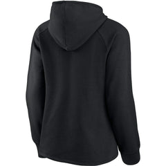 New Orleans Saints Women's First Contact Raglan Pullover Hoodie Black | Fanatics