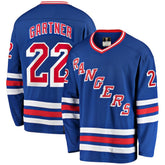 Mike Gartner New York Rangers Fanatics Premier Breakaway Retired Player Jersey - Blue - NHL