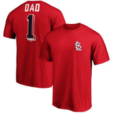 St. Louis Cardinals Fanatics Number One Dad Team T-Shirt - MLB