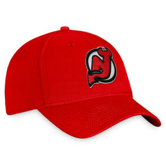 New Jersey Devils Fanatics Core Primary Logo Flex Hat - Red - NHL