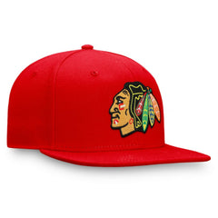 Chicago Blackhawks Fanatics Primary Logo Snapback Hat - Red - NHL