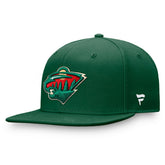 Minnesota Wild Fanatics Primary Logo Snapback Hat - Green - NHL