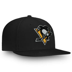 Pittsburgh Penguins Fanatics Primary Logo Snapback Hat - Black - NHL