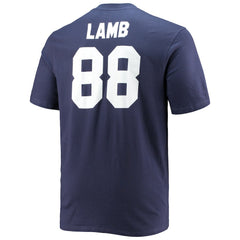 CeeDee Lamb Dallas Cowboys Big & Tall Player Name & Number T-Shirt Navy | Fanatics