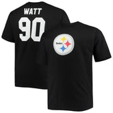 T.J. Watt Pittsburgh Steelers Big & Tall Player Name & Number T-Shirt Black | Fanatics