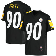 T.J. Watt Pittsburgh Steelers Youth Replica Player Jersey Black | NFL