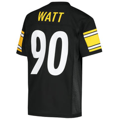 T.J. Watt Pittsburgh Steelers Youth Replica Player Jersey Black | NFL