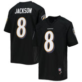 Lamar Jackson Baltimore Ravens Youth Replica Player Jersey Black | NFL