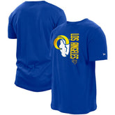 Los Angeles Rams New Era Split Logo 2-Hit T-Shirt Royal | NFL