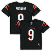 Joe Burrow Cincinnati Bengals Preschool Replica Player Jersey Black | NFL