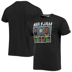 James Harden & Kevin Durant Brooklyn Nets Homage NBA Jam T-Shirt Heathered Charcoal - NBA