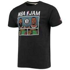 James Harden & Kevin Durant Brooklyn Nets Homage NBA Jam T-Shirt Heathered Charcoal - NBA