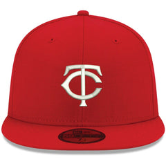 Minnesota Twins New Era White Logo 59FIFTY Fitted Hat - MLB