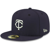 Minnesota Twins New Era White Logo 59FIFTY Fitted Hat - MLB