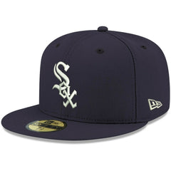 Chicago White Sox New Era White Logo 59FIFTY Fitted Hat - MLB