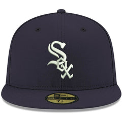 Chicago White Sox New Era White Logo 59FIFTY Fitted Hat - MLB