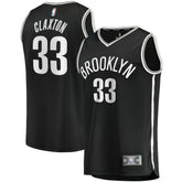 Nicolas Claxton Brooklyn Nets Fast Break Replica Jersey Icon Edition Black - NBA