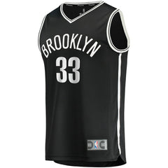 Nicolas Claxton Brooklyn Nets Fast Break Replica Jersey Icon Edition Black - NBA
