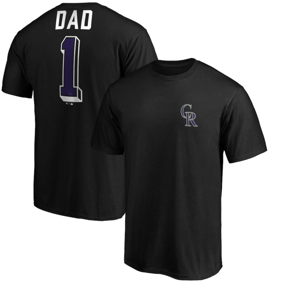 Colorado Rockies Number One Dad T-Shirt - MLB