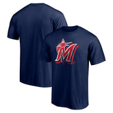 Miami Marlins Red White and Team T-Shirt - MLB