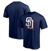 San Diego Padres Red White and Team T-Shirt - MLB