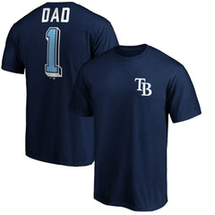 Tampa Bay Rays Number One Dad T-Shirt - MLB