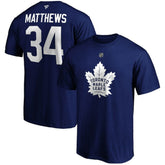 Auston Matthews Toronto Maple Leafs Fanatics Big & Tall Name & Number T-Shirt - Blue - NHL