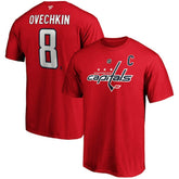 Alexander Ovechkin Washington Capitals Fanatics Big & Tall Captain Patch Name & Number T-Shirt - Red - NHL