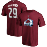 Nathan MacKinnon Colorado Avalanche Fanatics Big & Tall Name & Number T-Shirt - Burgundy - NHL