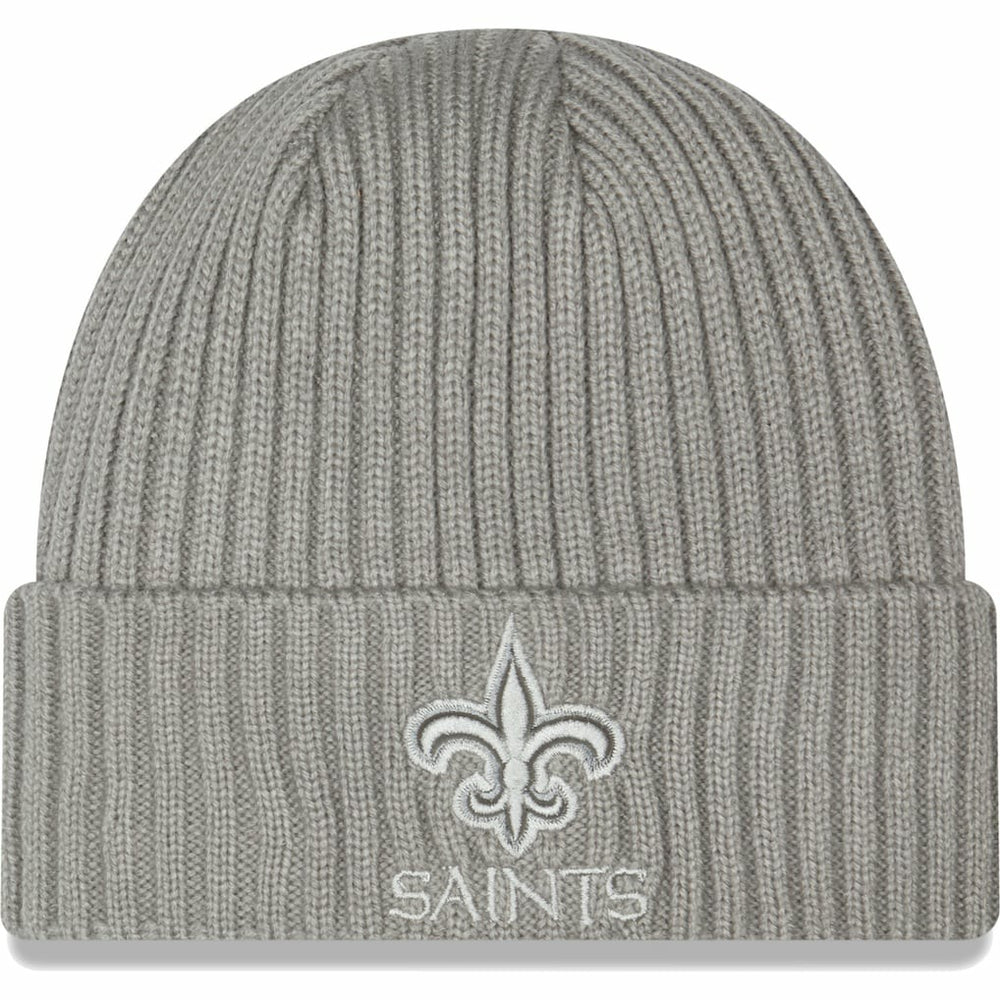 New Orleans Saints New Era Core Classic Cuffed Knit Hat Gray | NFL