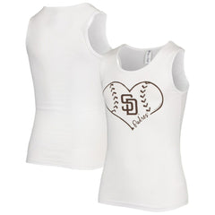 San Diego Padres Soft as a Grape Girls Youth Team Tank Top - MLB