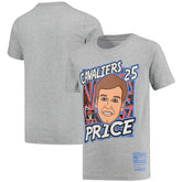 Mark Price Cleveland Cavaliers Youth Hardwood Classics King of the Court Player T-Shirt Gray - NBA