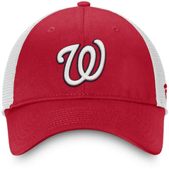 Washington Nationals Fanatics Team Core Unstructured Trucker Adjustable Hat - MLB