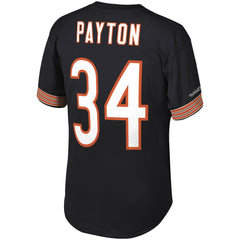 Walter Payton Chicago Bears Retired Player Name & Number Mesh Top Black | Mitchell & Ness