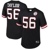 Lawrence Taylor New York Giants Retired Player Name & Number Mesh Top Black | Mitchell & Ness
