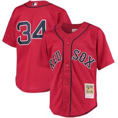 David Ortiz Boston Red Sox Mitchell & Ness Youth Cooperstown Collection Batting Practice Jersey - MLB